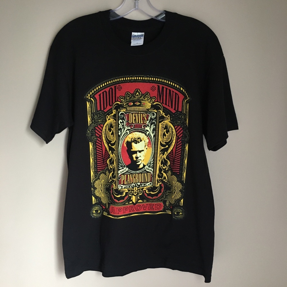 Billy Idol 2005 Devils Playground Tour Idol Tee M